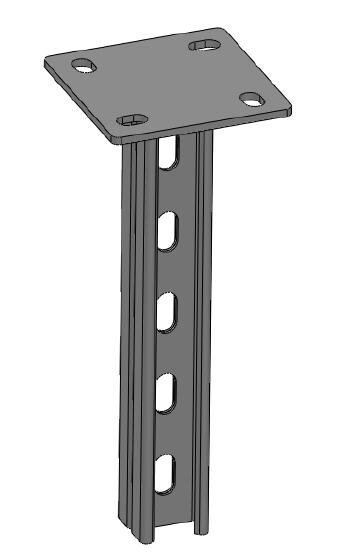 Страт-стойка двойная 41х21, длиной 1300 мм, сендзимир