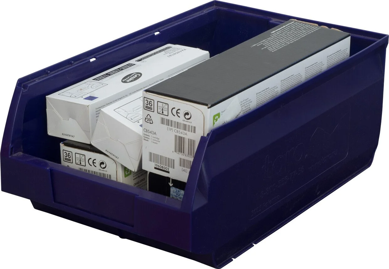 Ящик Palermo 500х310х200 PP черный антистатичный 5005 ESD