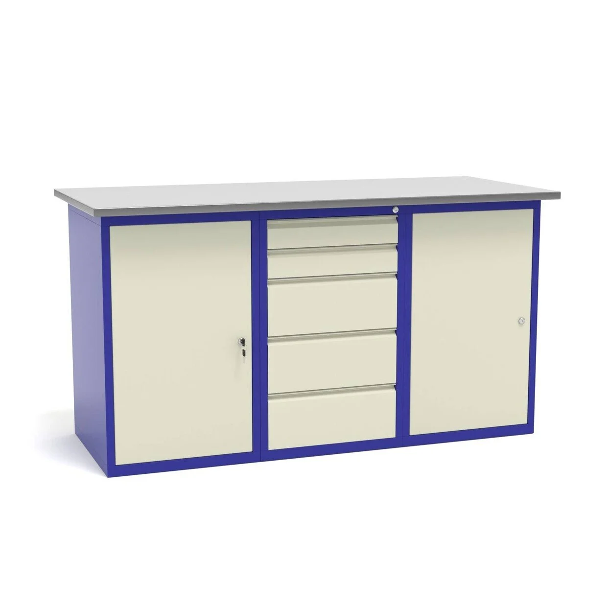 Верстак слесарный трехтумбовый СВ-3Т.01.05.01.16