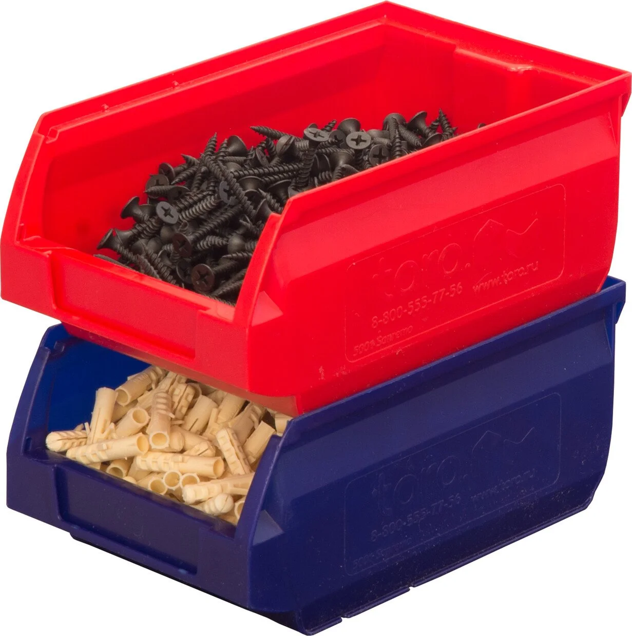 Ящик Sanremo 170х105х75 PP черный антистатичный 5001 ESD