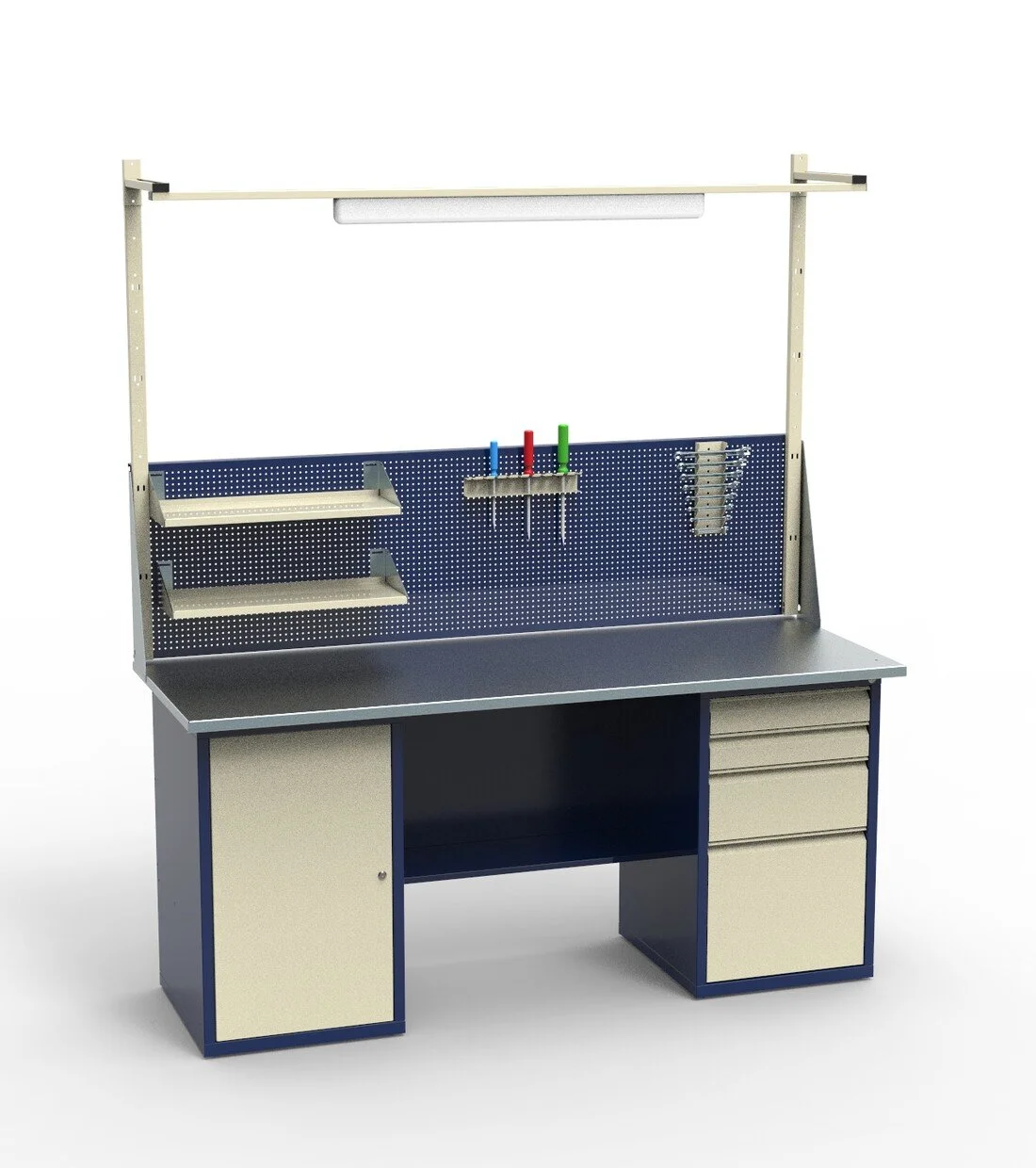 Верстак слесарный двухтумбовый СВ-2Т.01.04.19_сб1