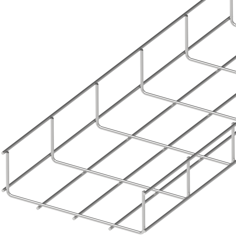 Лоток проволочный 100х300х3000 мм, диаметр 3,8 мм (ОЕМ), из коррозионностойкой стали